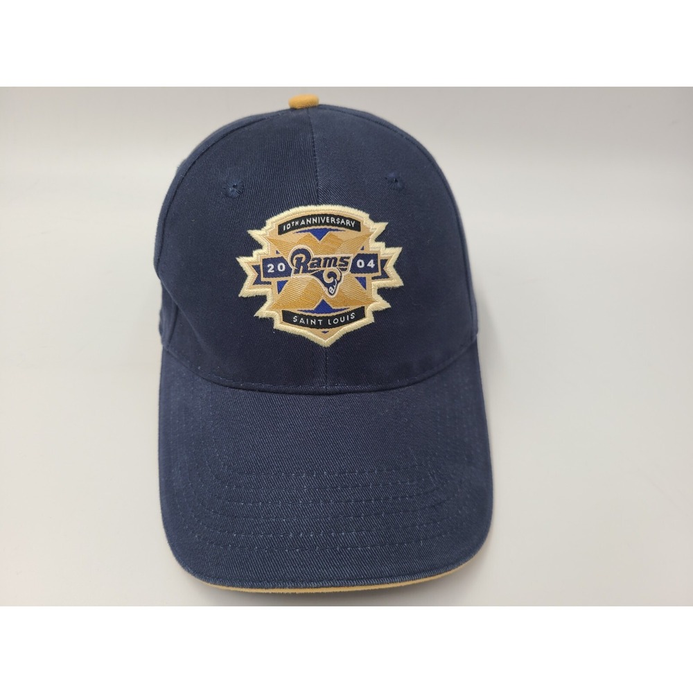 St Louis Rams 10th Anniversary Edward Jones Dome Adjustable (Fits Small) Hat Cap